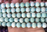 CME305 15.5 inches 8*11mm - 9*12mm pumpkin amazonite beads