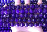 CME317 15.5 inches 8*10mm pumpkin amethyst gemstone beads