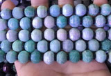 CME325 15.5 inches 9*11mm - 10*12mm pumpkin amazonite beads