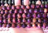 CME327 15.5 inches 9*11mm - 10*12mm pumpkin red tiger eye beads