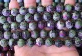 CME329 15.5 inches 9*11mm - 10*12mm pumpkin ruby zoisite beads