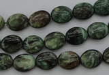 CME35 15.5 inches 8*10mm oval emerald gemstone beads