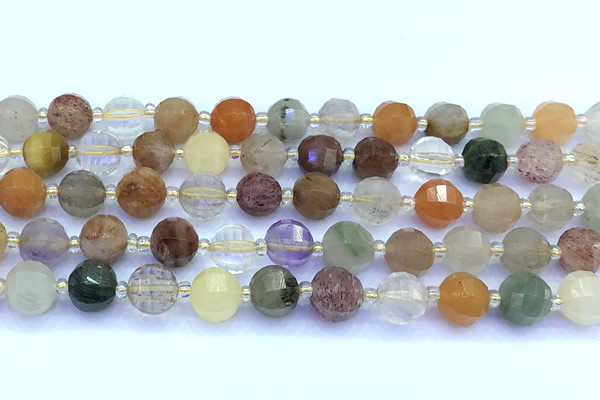 CME364 15 inches 10mm pumpkin mixed beads