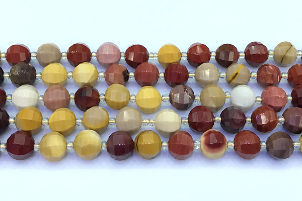 CME365 15 inches 10mm pumpkin mookaite beads