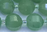 CME367 15 inches 10mm pumpkin green aventurine beads