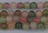 CMG161 15.5 inches 6mm round morganite gemstone beads wholesale