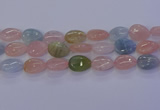 CMG234 15.5 inches 13*18mm flat teardrop morganite beads wholesale