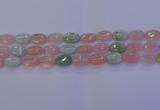 CMG238 15.5 inches 10*14mm oval morganite beads wholesale