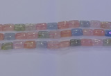 CMG244 15.5 inches 10*14mm rectangle morganite beads wholesale