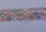 CMG267 15.5 inches 12*16mm faceted oval morganite beads