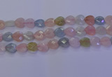 CMG284 15.5 inches 12*12mm faceted heart morganite beads