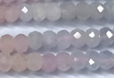 CMG455 15 inches 2*3mm faceted rondelle morganite beads