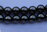 CMH07 16 inches 4mm round magnetic hematite beads Wholesale