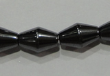 CMH133 15.5 inches 8*12mm bicone magnetic hematite beads