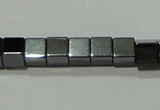 CMH159 15.5 inches 4*4mm cube magnetic hematite beads wholesale