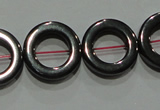 CMH179 15.5 inches 12mm donut magnetic hematite beads wholesale