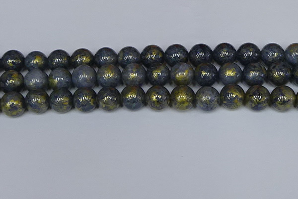 CMJ1004 15.5 inches 12mm round Mashan jade beads wholesale