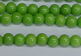 CMJ114 15.5 inches 6mm round Mashan jade beads wholesale