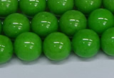 CMJ117 15.5 inches 12mm round Mashan jade beads wholesale