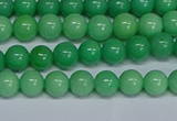 CMJ128 15.5 inches 6mm round Mashan jade beads wholesale