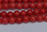 CMJ16 15.5 inches 6mm round Mashan jade beads wholesale