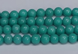 CMJ190 15.5 inches 4mm round Mashan jade beads wholesale