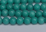 CMJ191 15.5 inches 6mm round Mashan jade beads wholesale