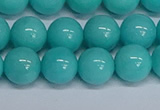 CMJ194 15.5 inches 12mm round Mashan jade beads wholesale