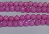 CMJ204 15.5 inches 4mm round Mashan jade beads wholesale