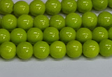 CMJ219 15.5 inches 6mm round Mashan jade beads wholesale