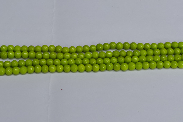 CMJ219 15.5 inches 6mm round Mashan jade beads wholesale