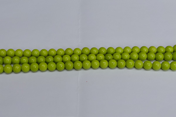 CMJ220 15.5 inches 8mm round Mashan jade beads wholesale