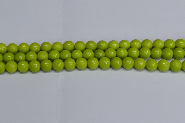 CMJ222 15.5 inches 12mm round Mashan jade beads wholesale