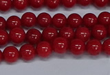 CMJ23 15.5 inches 6mm round Mashan jade beads wholesale