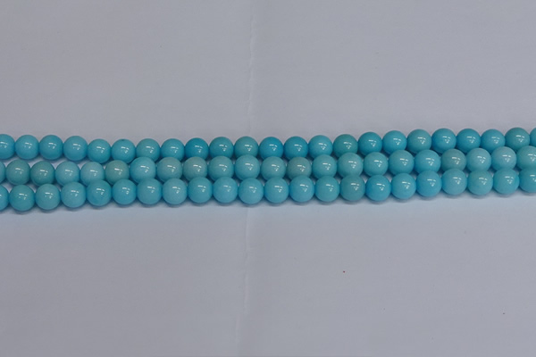 CMJ276 15.5 inches 8mm round Mashan jade beads wholesale