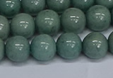 CMJ285 15.5 inches 12mm round Mashan jade beads wholesale