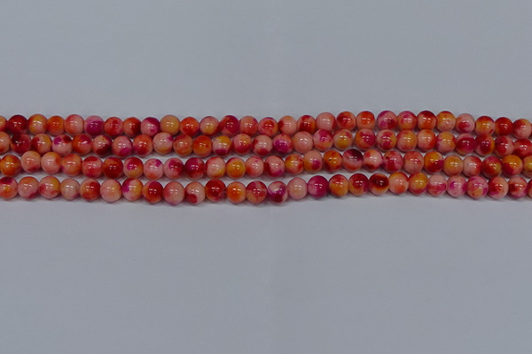 CMJ401 15.5 inches 6mm round rainbow jade beads wholesale