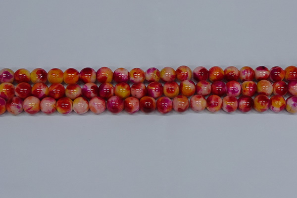 CMJ403 15.5 inches 10mm round rainbow jade beads wholesale