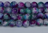 CMJ408 15.5 inches 6mm round rainbow jade beads wholesale