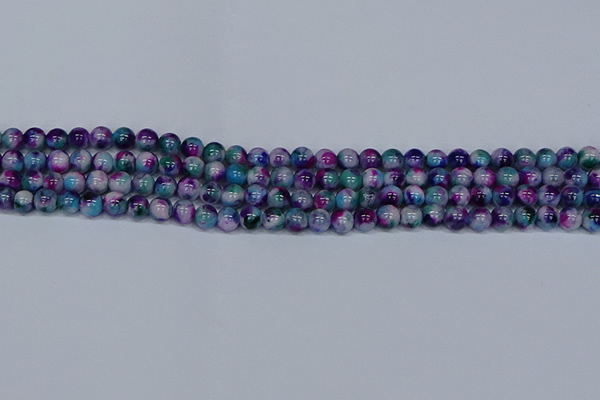 CMJ408 15.5 inches 6mm round rainbow jade beads wholesale