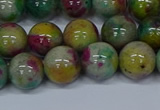 CMJ417 15.5 inches 10mm round rainbow jade beads wholesale