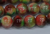 CMJ425 15.5 inches 12mm round rainbow jade beads wholesale