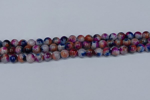 CMJ431 15.5 inches 10mm round rainbow jade beads wholesale