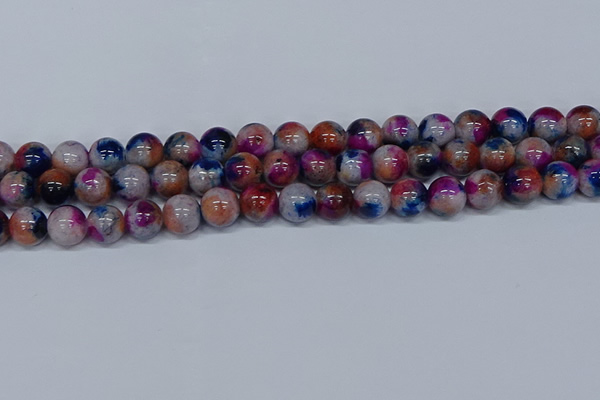 CMJ432 15.5 inches 12mm round rainbow jade beads wholesale