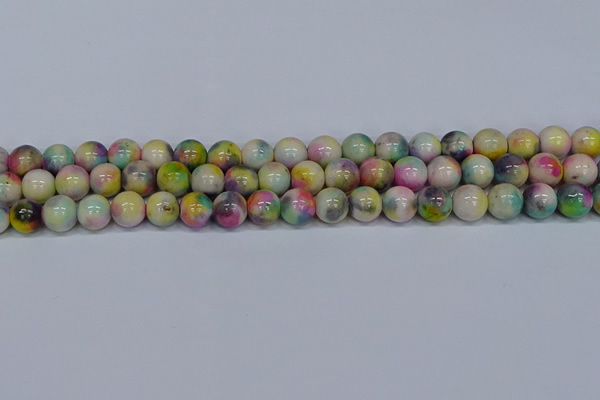 CMJ438 15.5 inches 10mm round rainbow jade beads wholesale