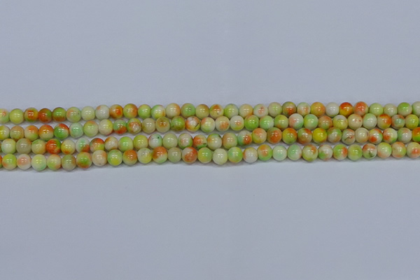 CMJ450 15.5 inches 6mm round rainbow jade beads wholesale