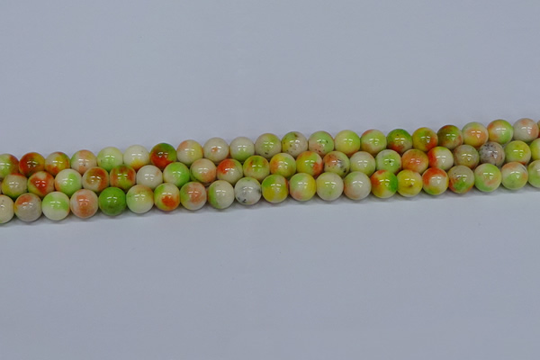 CMJ451 15.5 inches 8mm round rainbow jade beads wholesale