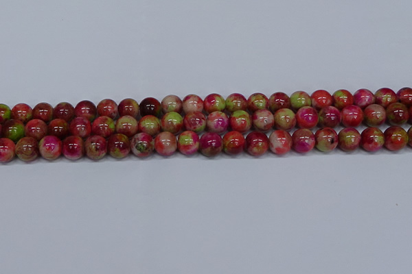 CMJ480 15.5 inches 10mm round rainbow jade beads wholesale