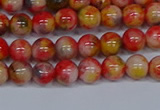 CMJ485 15.5 inches 6mm round rainbow jade beads wholesale