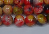 CMJ487 15.5 inches 10mm round rainbow jade beads wholesale